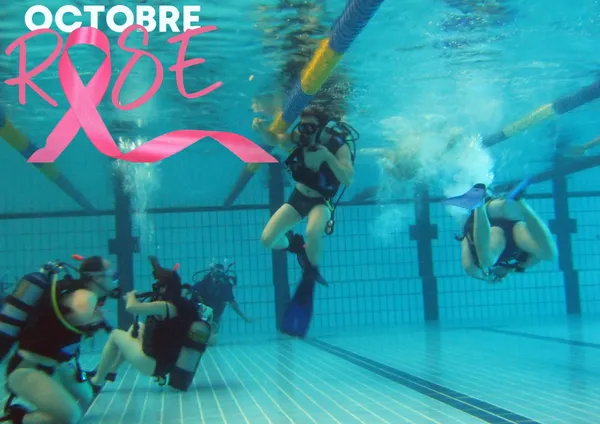 Baptême de Plongée - Octobre Rose à Linaë