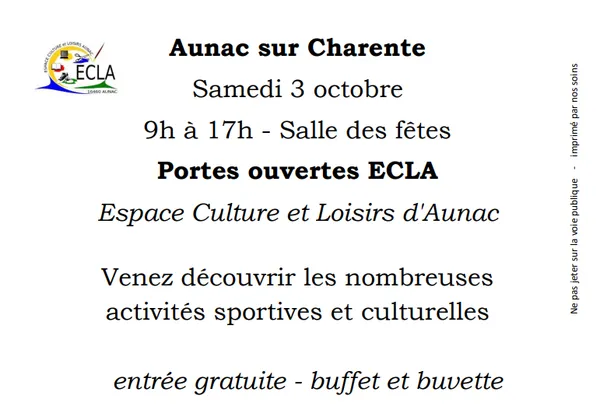 Portes ouvertes de l'association ECLA