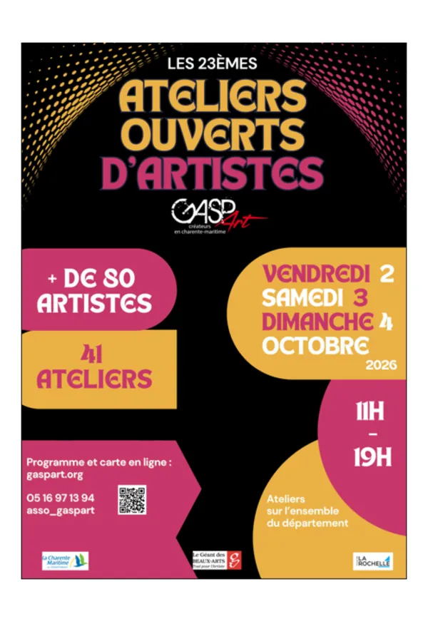 Exposition - Ateliers Ouverts d'Artistes - Association Gaspart