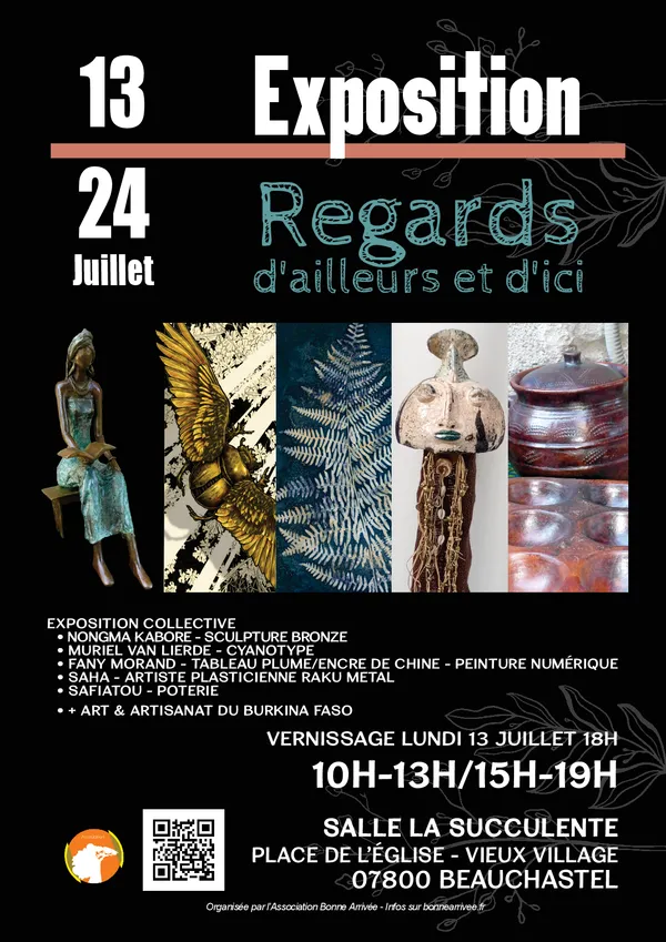 Exposition collective "Regards d'ailleurs et d'ici" (diverses œuvres)