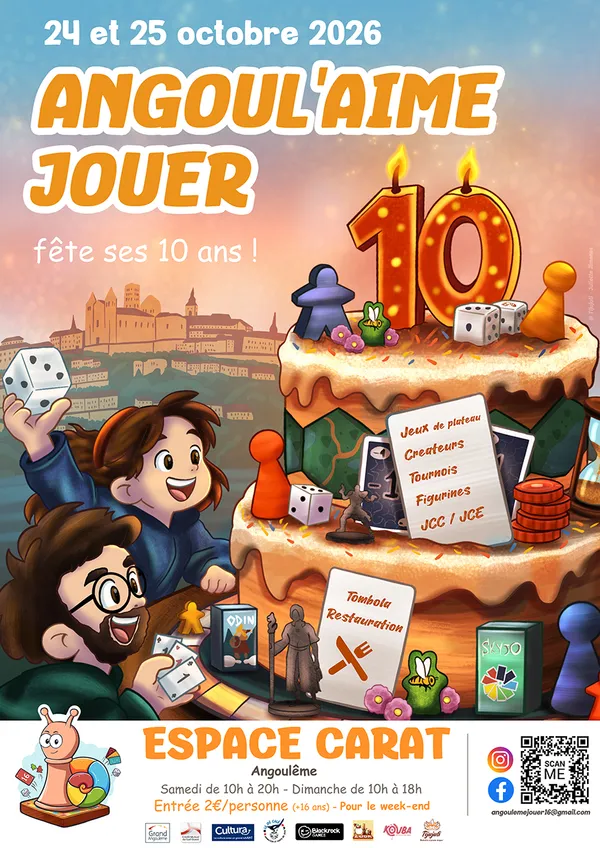 Angoul'aime jouer fête ses 10 ans !