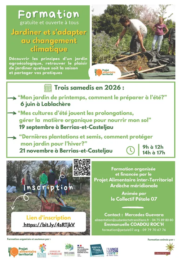 Formation : Jardiner et s'adapter au changement climatique