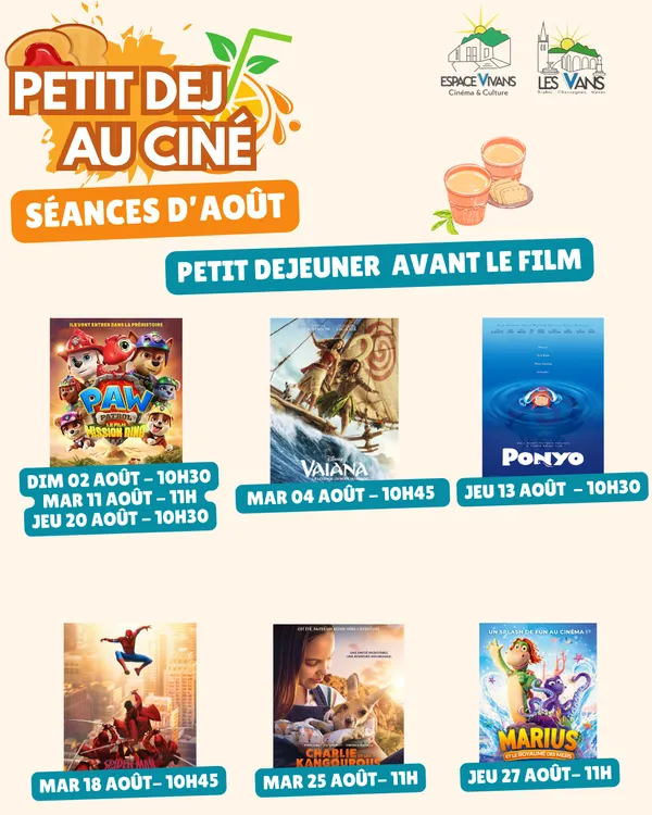 Petit dej au ciné
