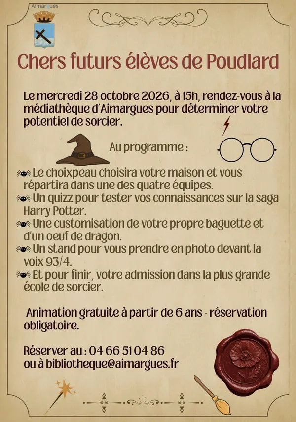 Ateliers Harry Potter