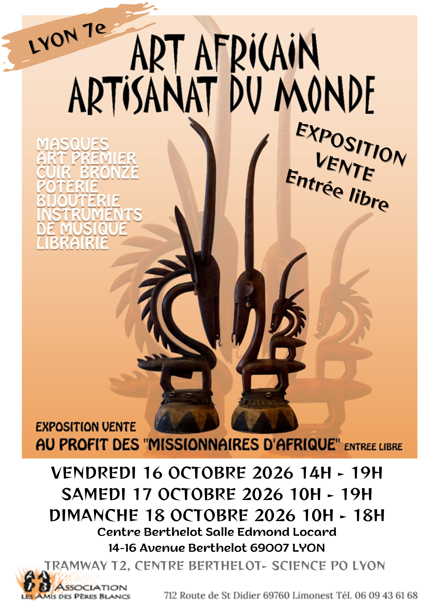 Expo-vente art africain et artisanat du monde