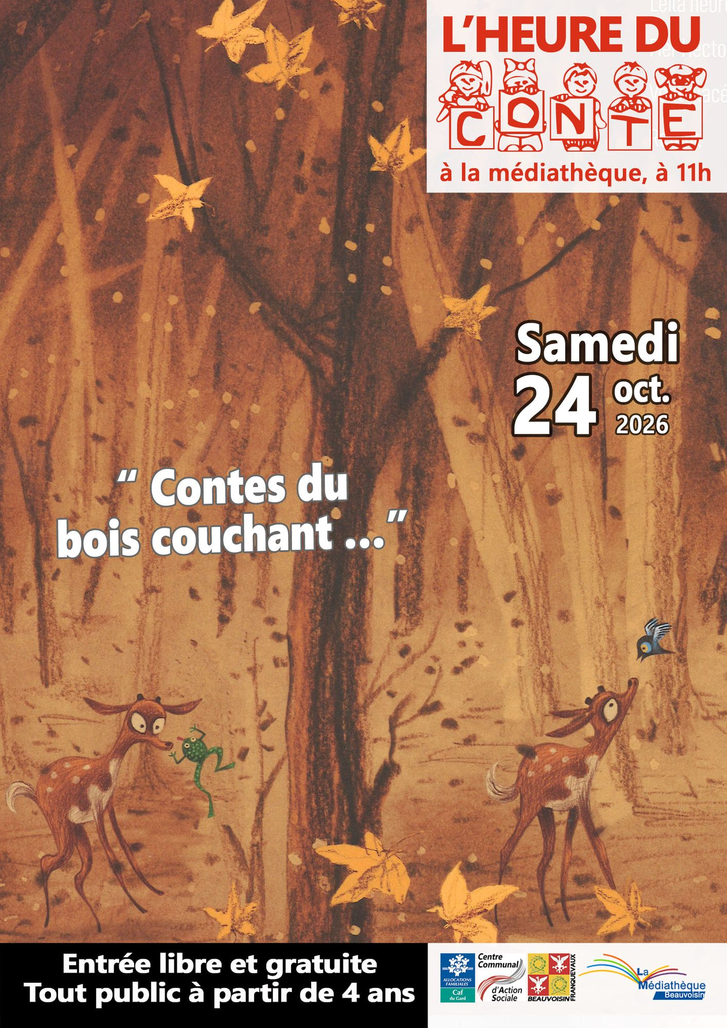 L'heure du conte : contes du bois couchant