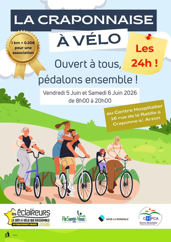 Les 24h de la Craponnaise à vélo