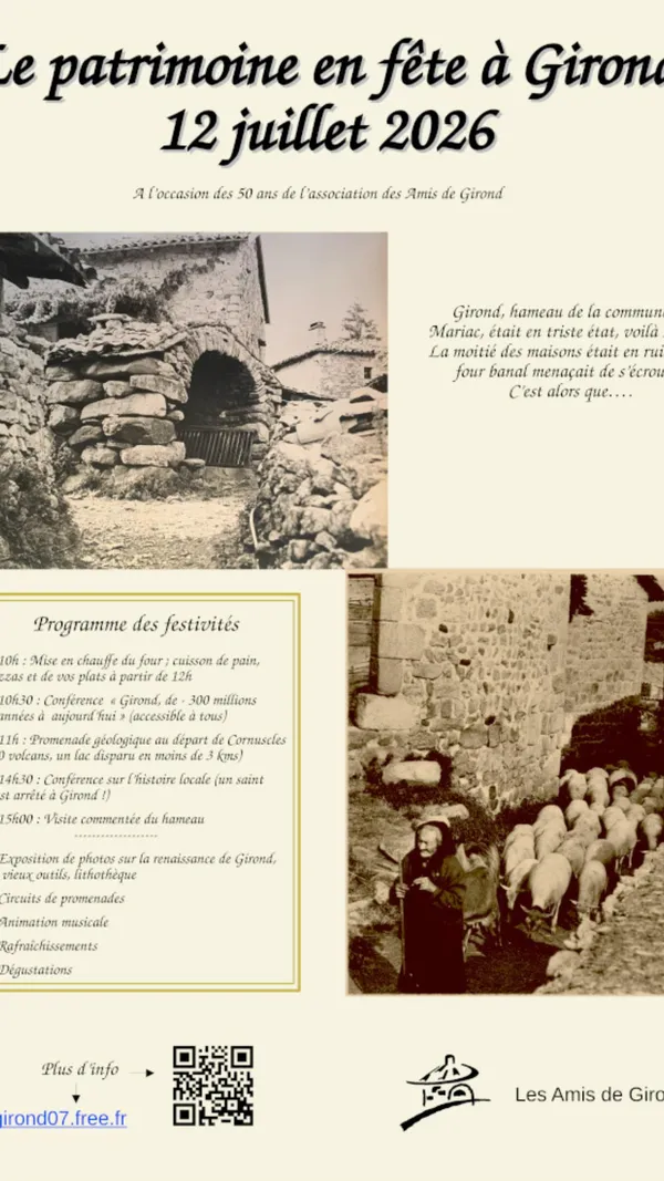 Le Patrimoine en fête à Girond