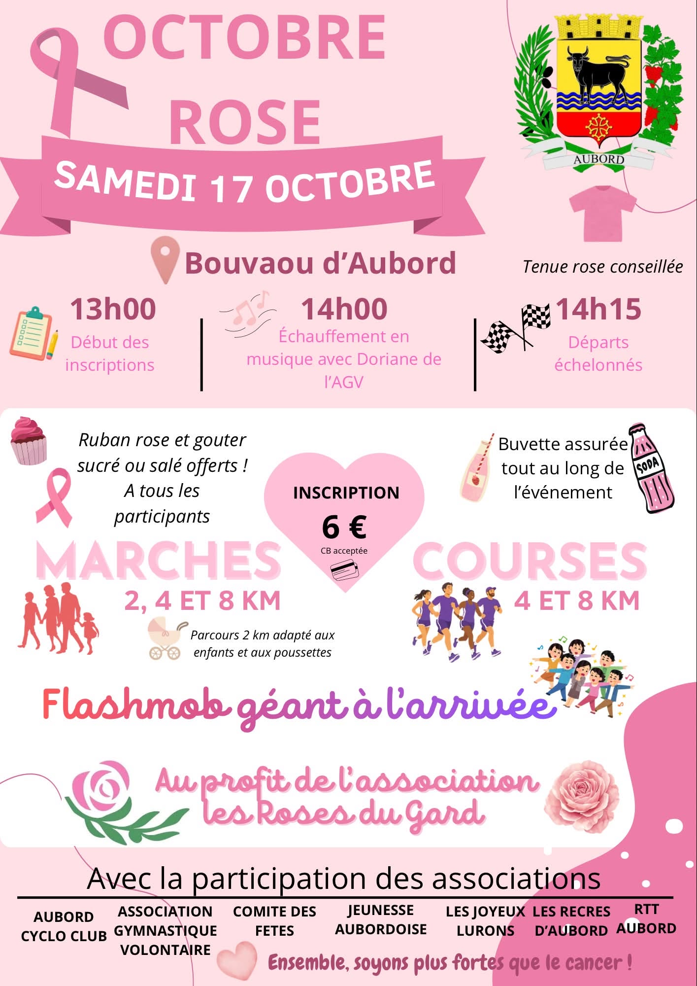 Octobre Rose à Aubord