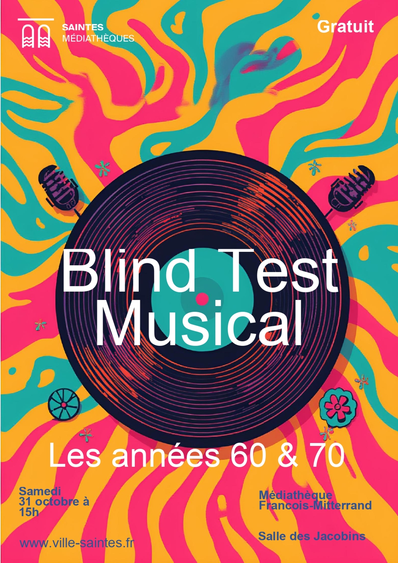 Blind test « Les années 60 et 70 en musique »