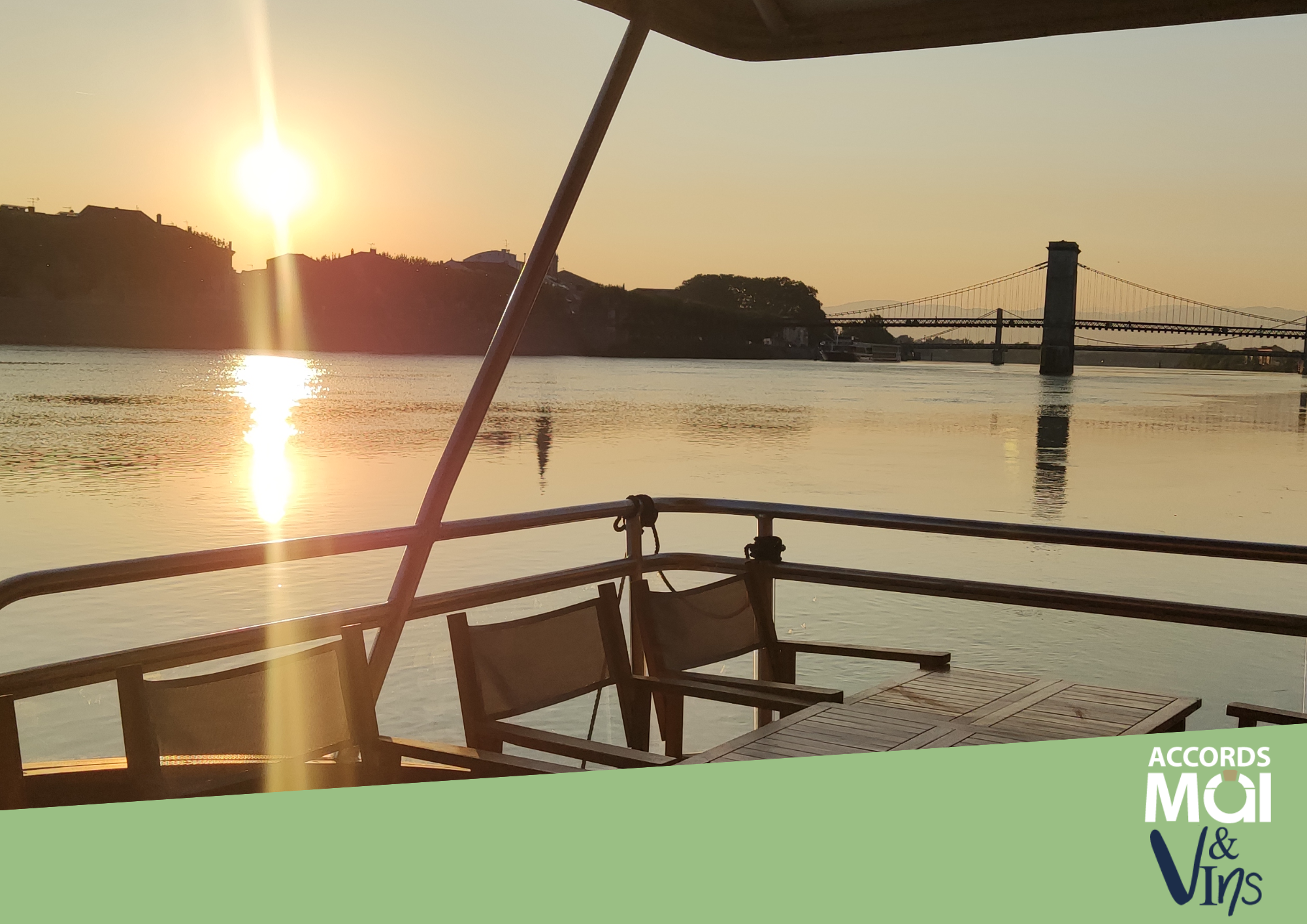 Croisière dîner en accords mets et vins - Les canotiers et L'assemblage