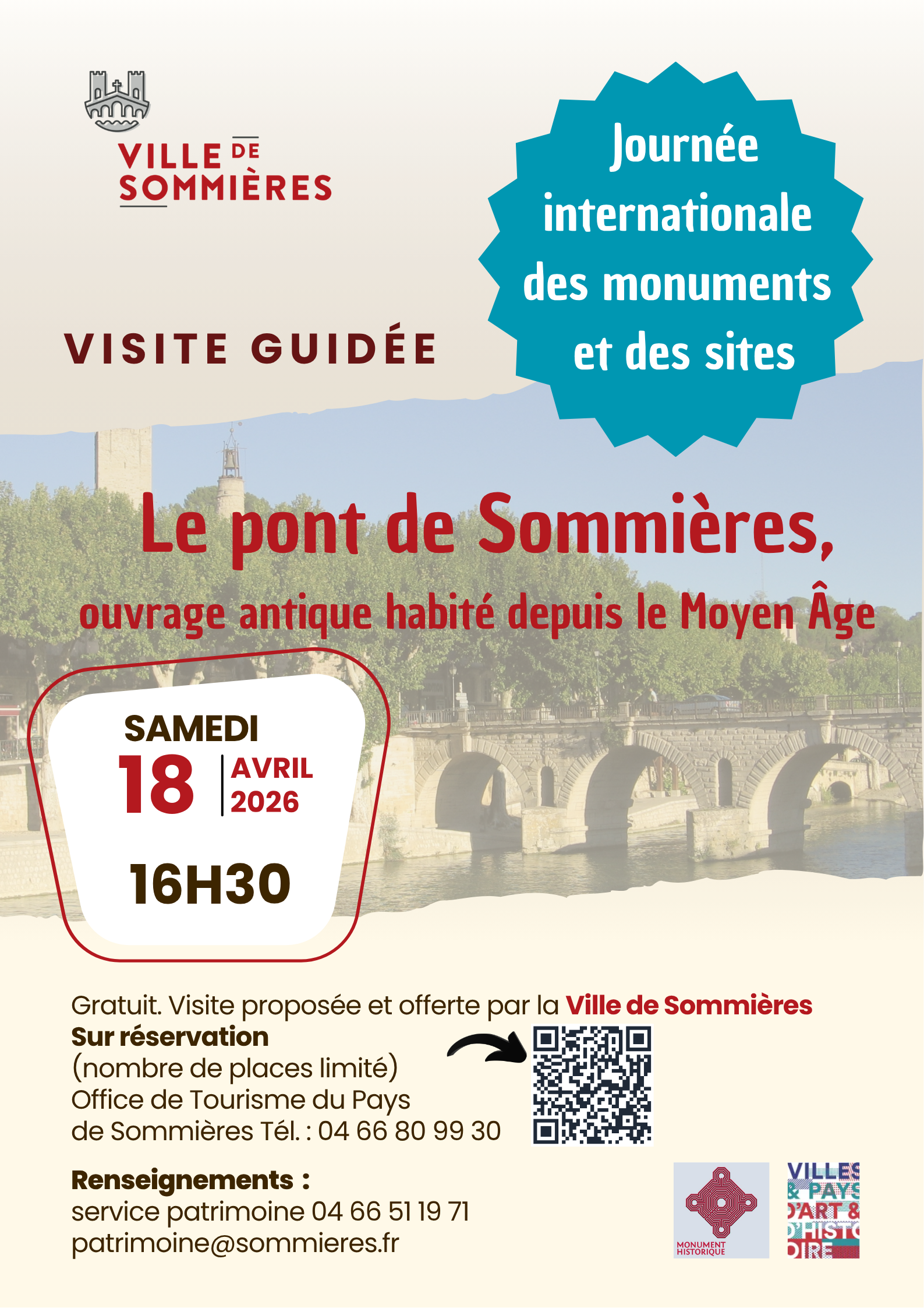 Visite guidée "Le pont romain de Sommières"