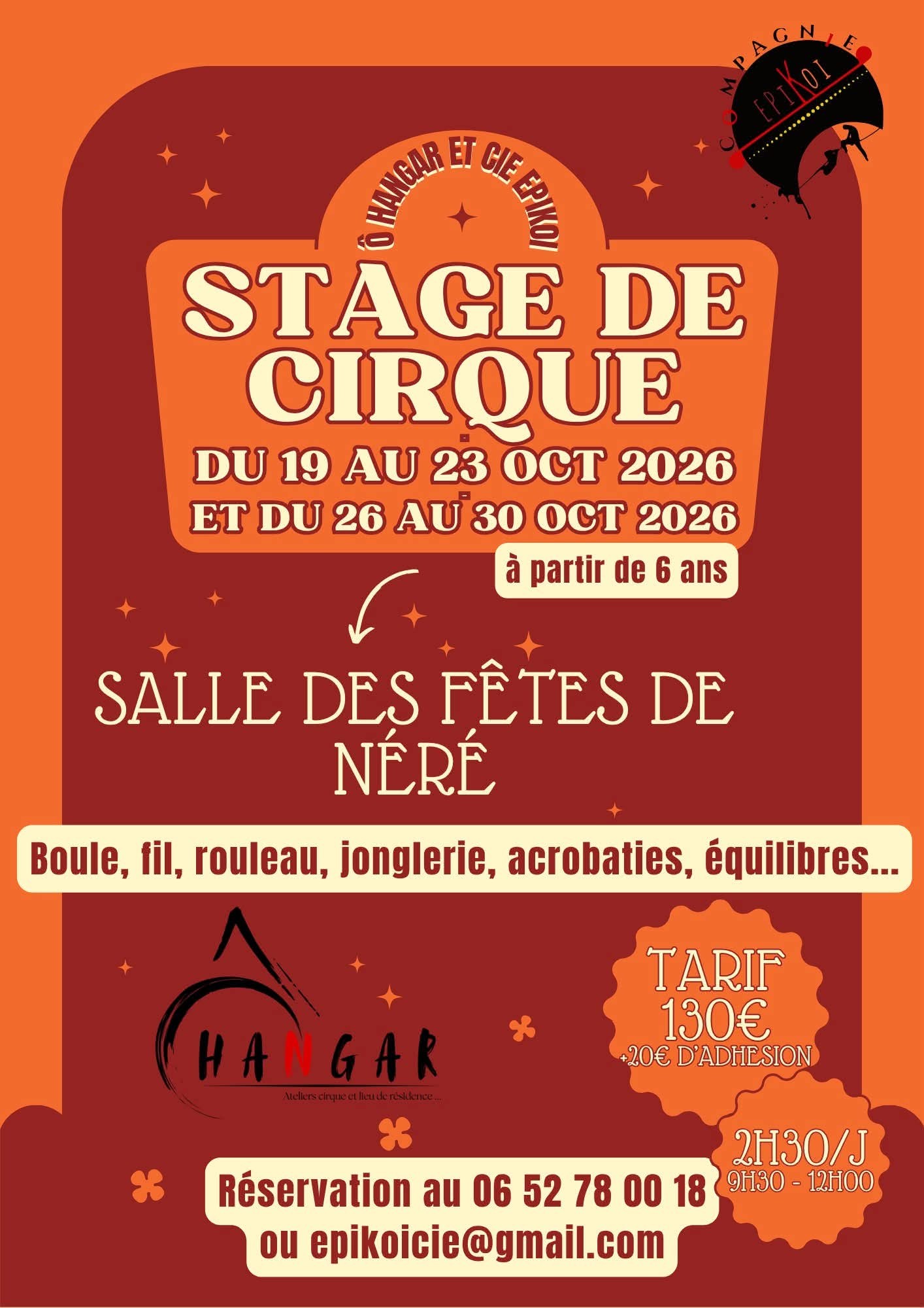 Stage de cirque