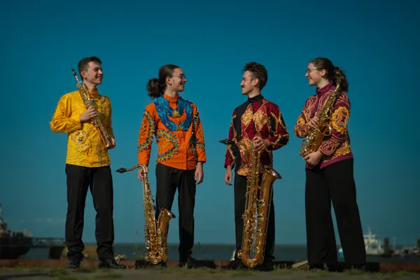 Le Quatuor Isar en concert-déambulation dans l'Aven d'Orgnac