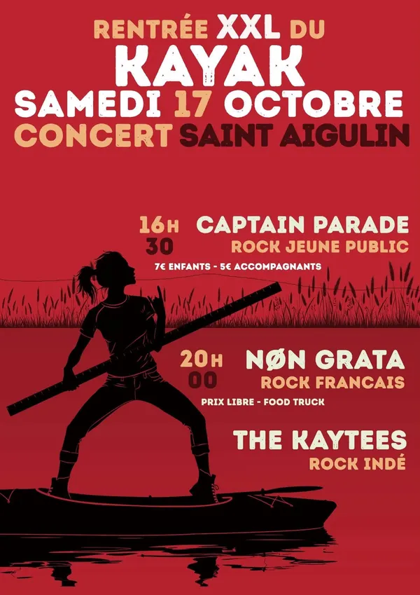 Concert rock au Kayak