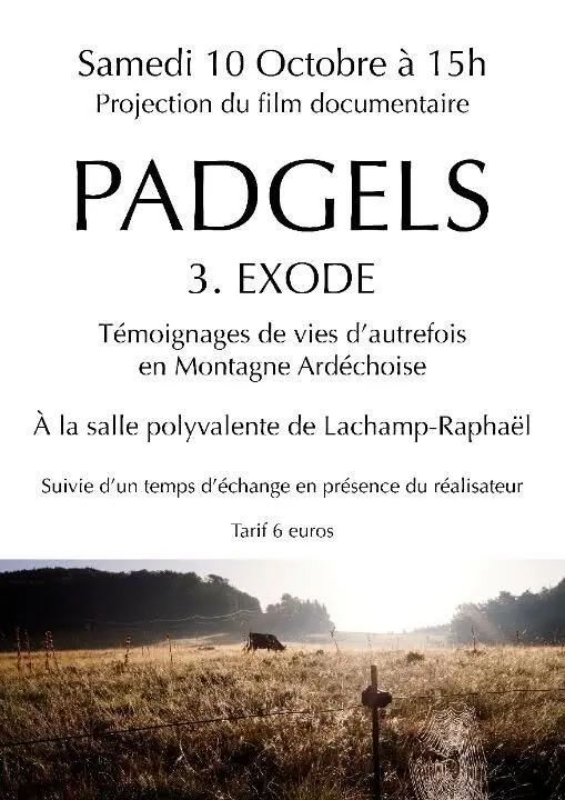 Projection du film Padgels Partie 3 : Exode