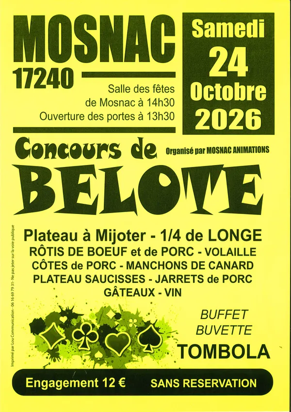 Concours de belote