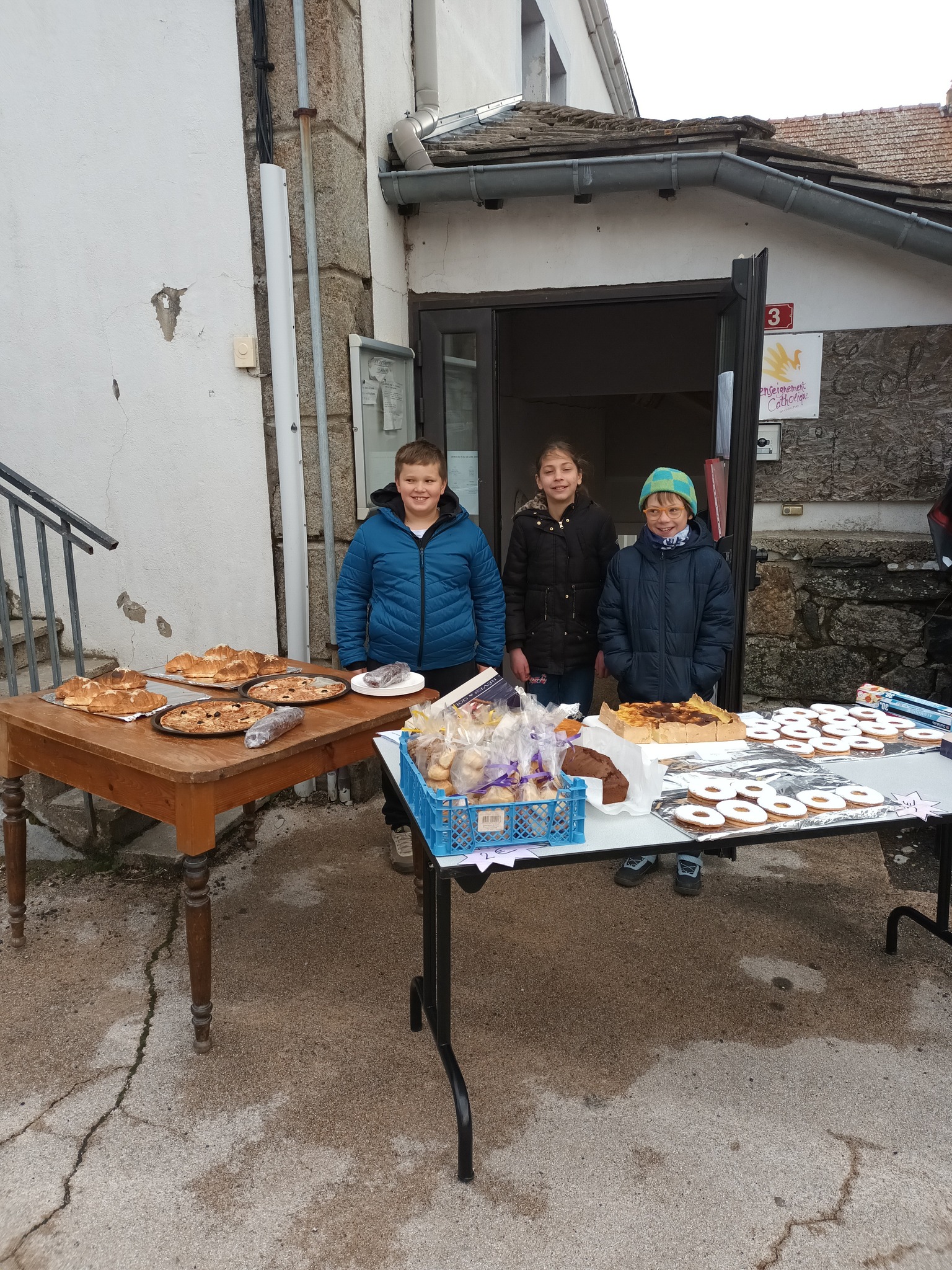 Vente de gourmandises sucrées et salées