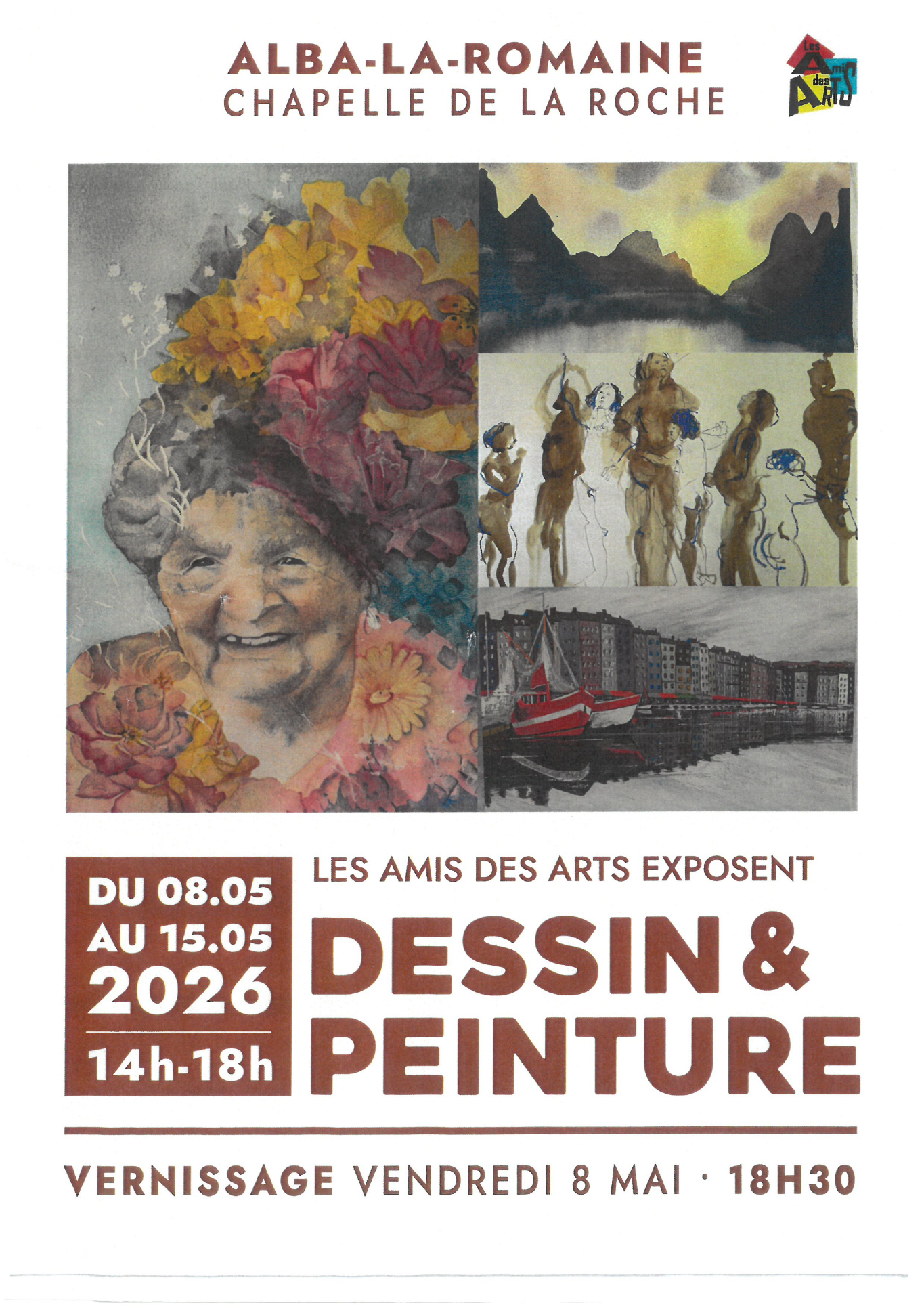Exposition / Vernissage - Dessin et peinture "Les Amis des Arts"