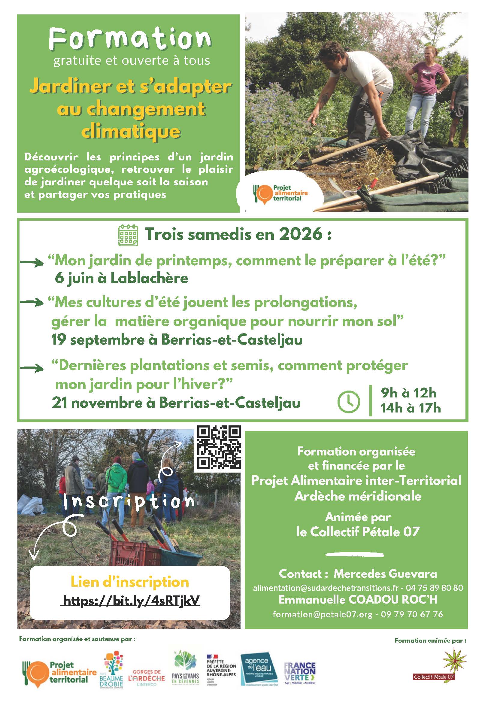 Formation : Jardiner et s'adapter au changement climatique