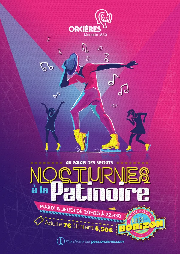 La nocturne de la patinoire !