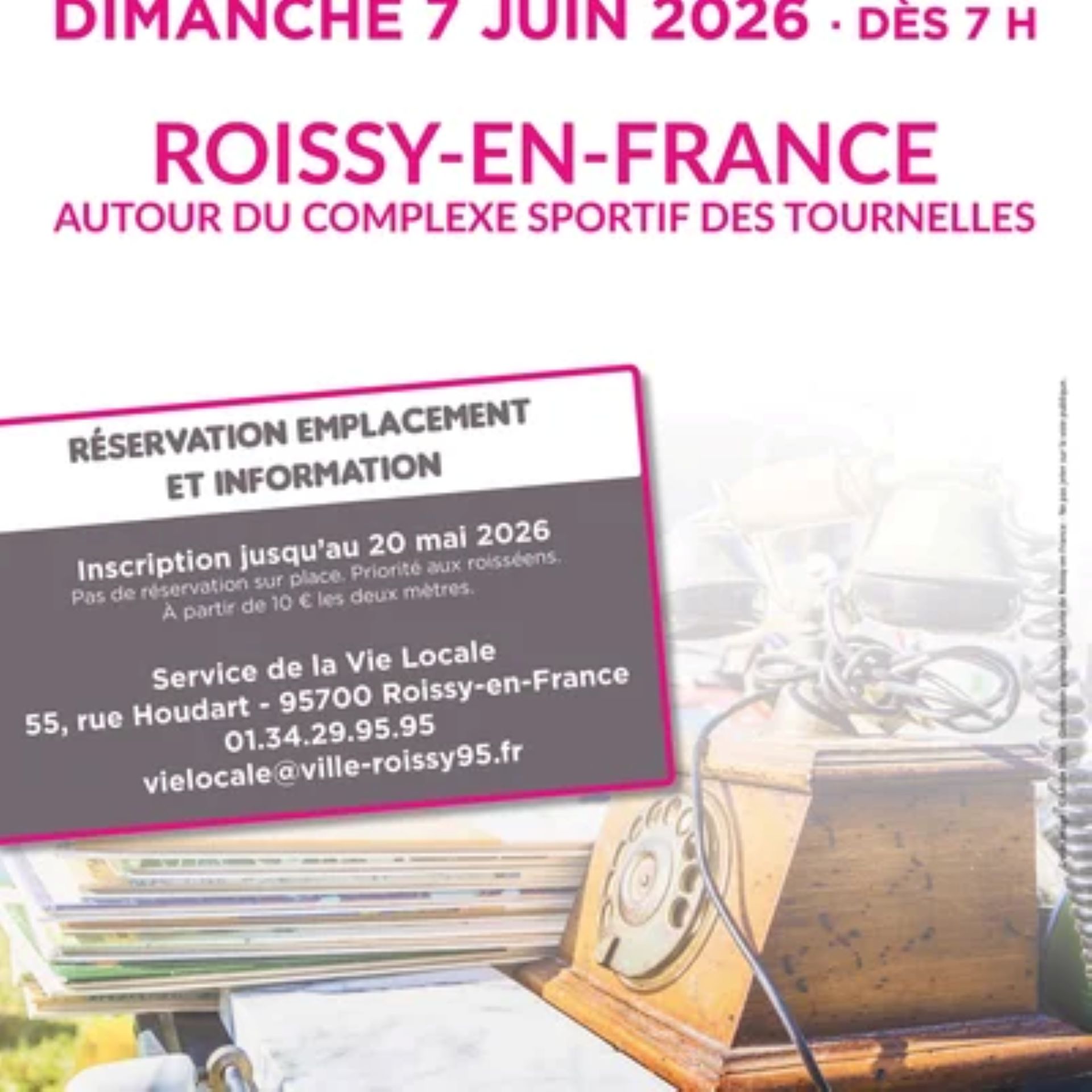 Brocante à Roissy