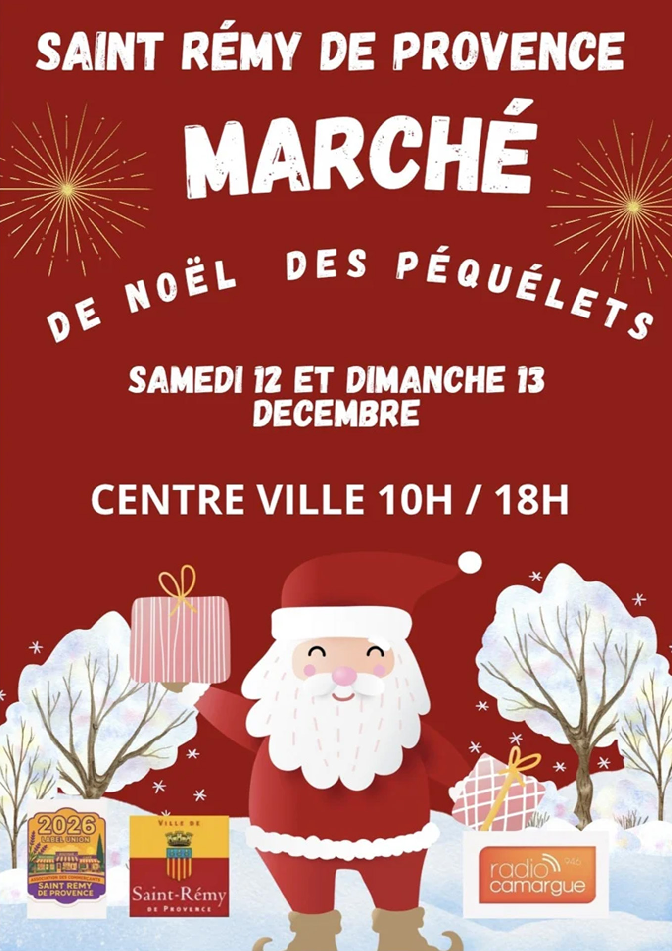 Marché de Noël des Péquélets à Saint-Rémy-de-Provence