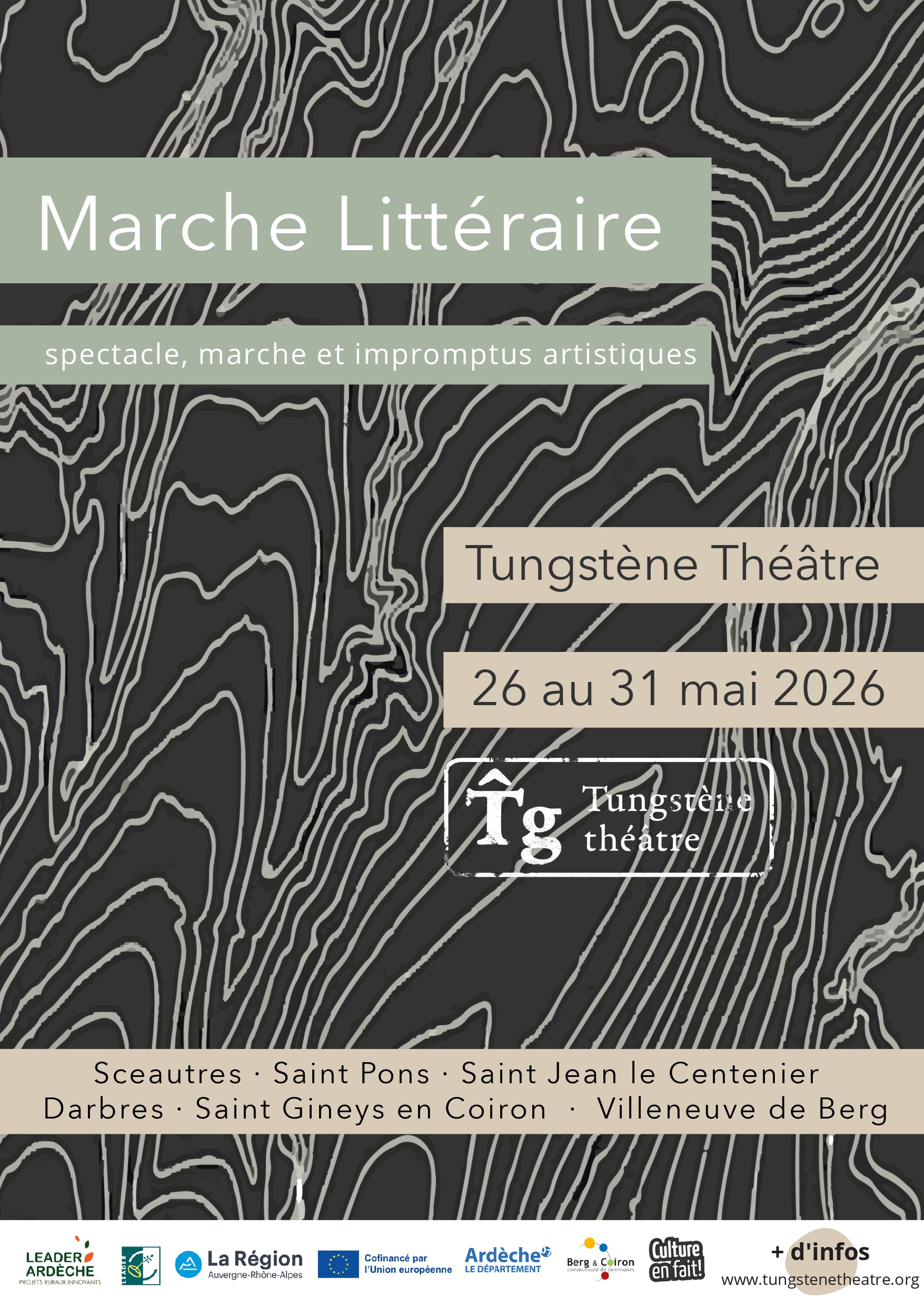 Marche littéraire avec le Tungstène Théâtre