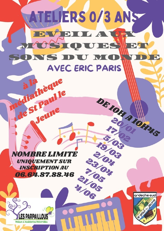 Atelier pour enfants : Eveil aux musiques et sons du monde