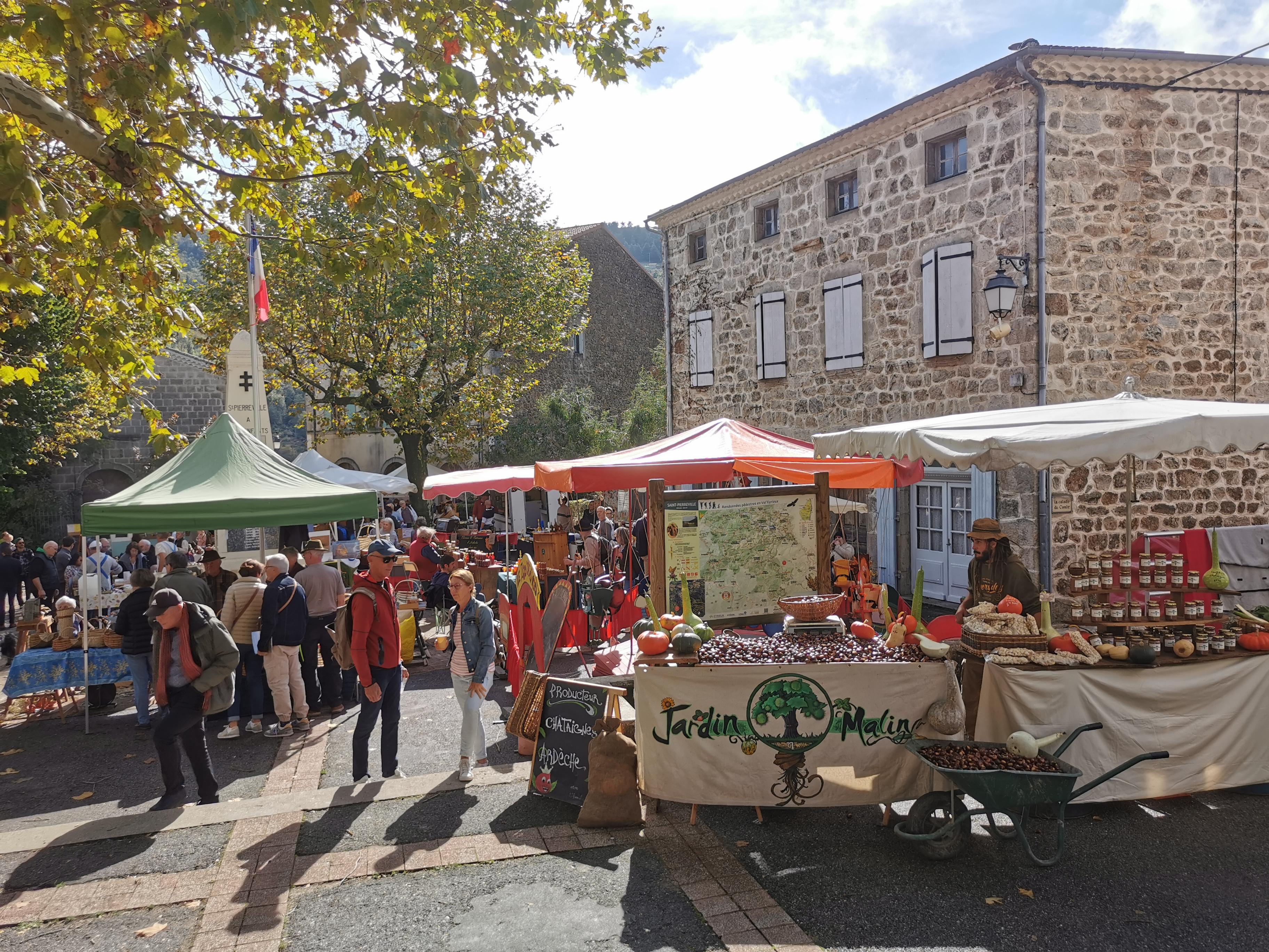 Les Castagnades (marché de producteurs et animations) - Castagnades des Monts d'Ardèche / L'Automnal gourmand®