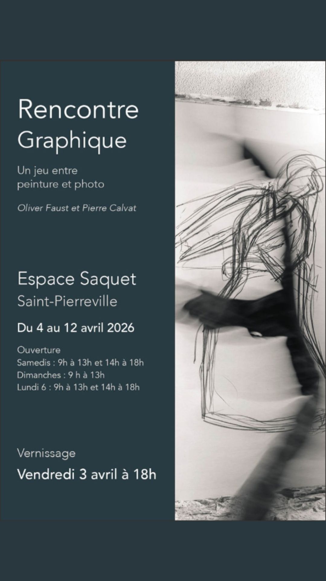 Exposition rencontre graphique - Un jeu entre peinture et photo