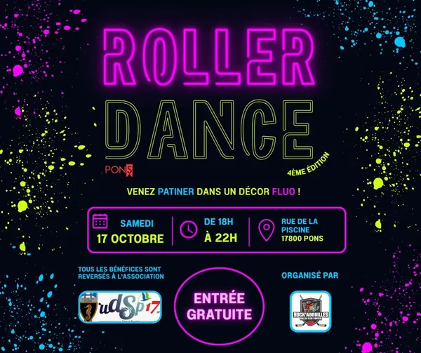 Roller Dance - Fluo (au profit d'UDSP17)