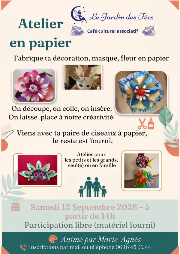 Atelier de décoration en papier