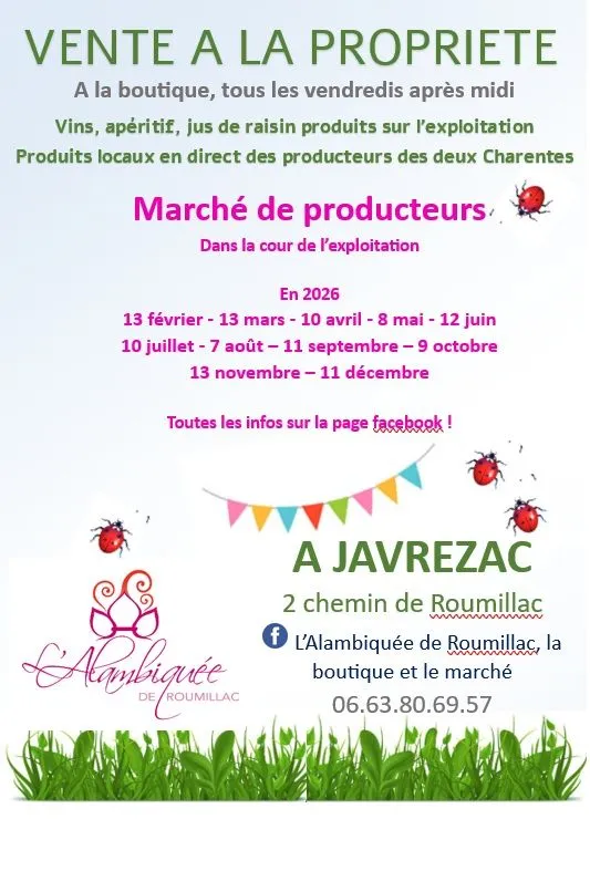Alambiquée de Roumillac - Marché de producteurs à Javrezac