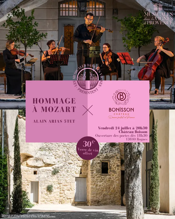 Musicales dans les Vignes - Alain Arias : Hommage à Mozart