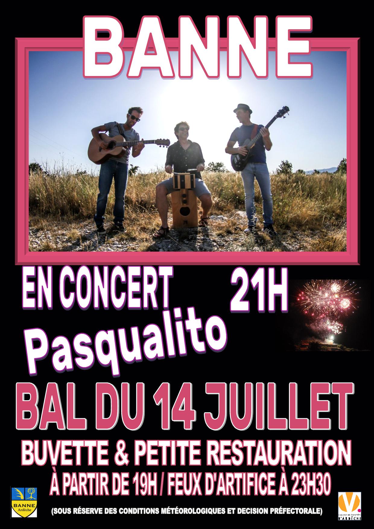 Bal et feu d'artifice du 14 juillet