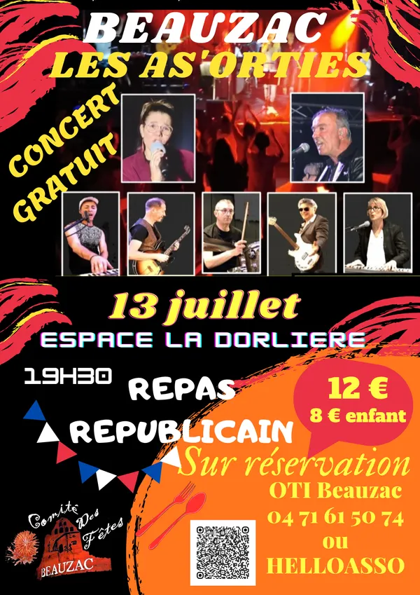 Repas et concert "Les As'orties"