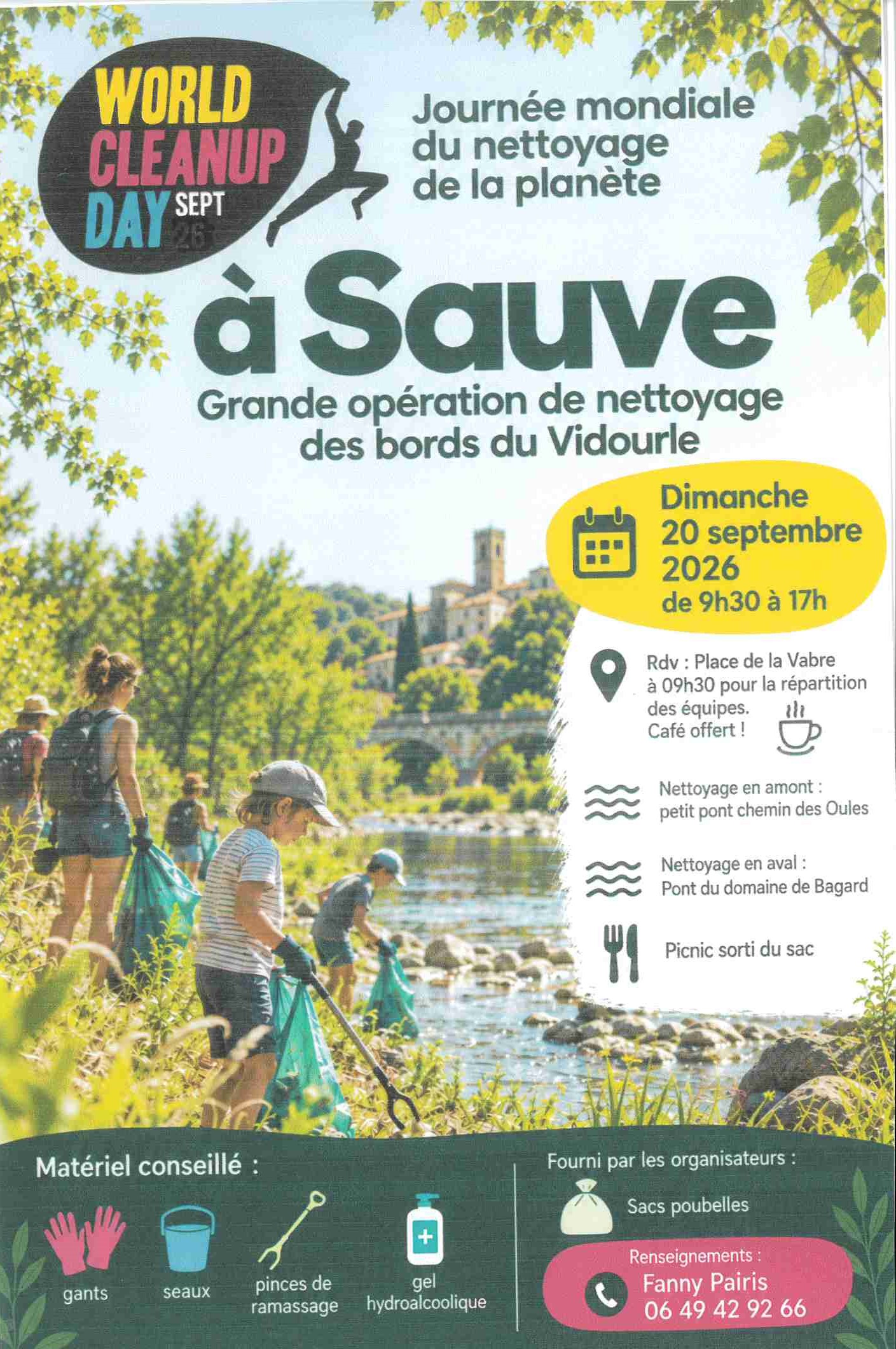 Journée mondiale du nettoyage de la planète à Sauve