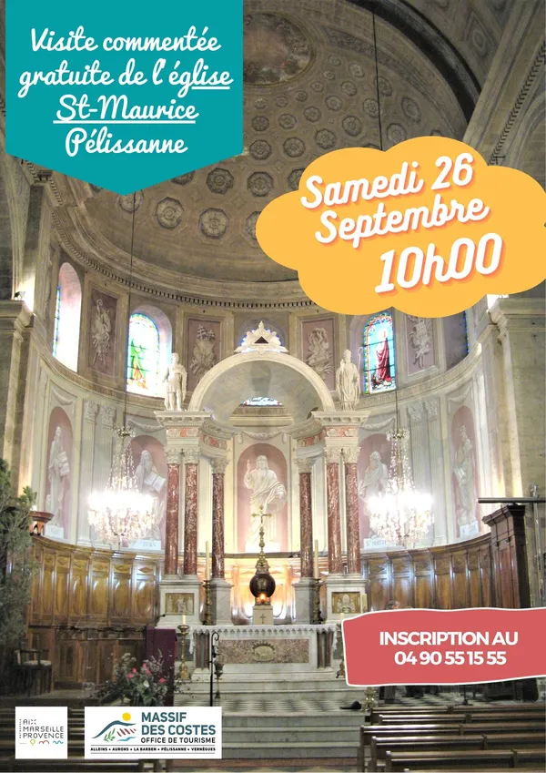 Visite commentée de l'église Saint-Maurice de Pélissanne