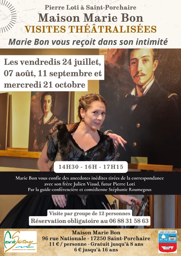 Visites théâtralisées : « Marie Bon vous reçoit dans son intimité »
