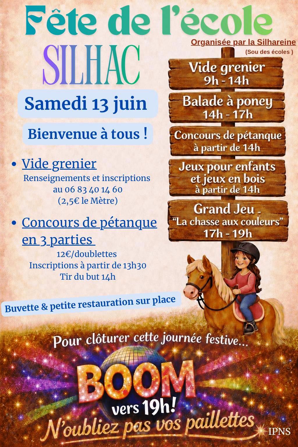 Fête de l'école primaire publique de Silhac