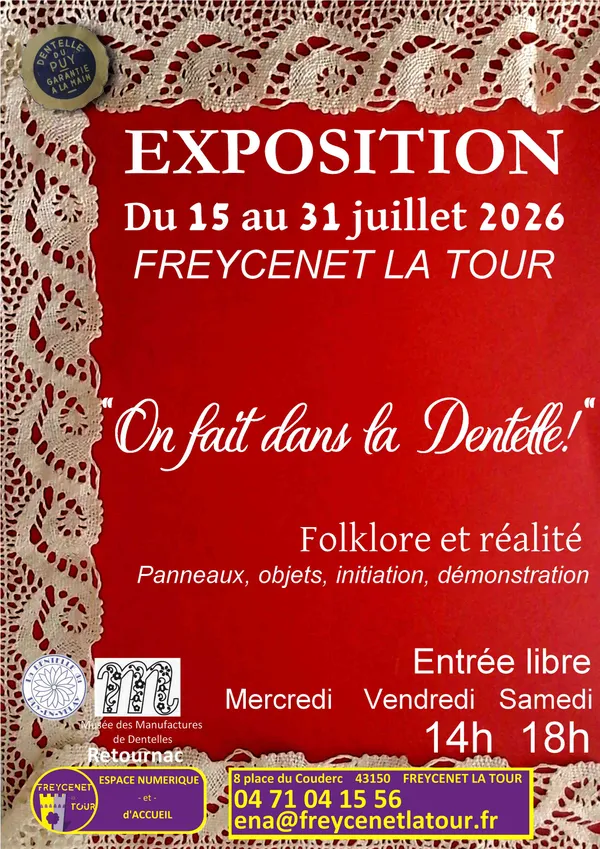 Exposition "On fait dans la DENTELLE !"
