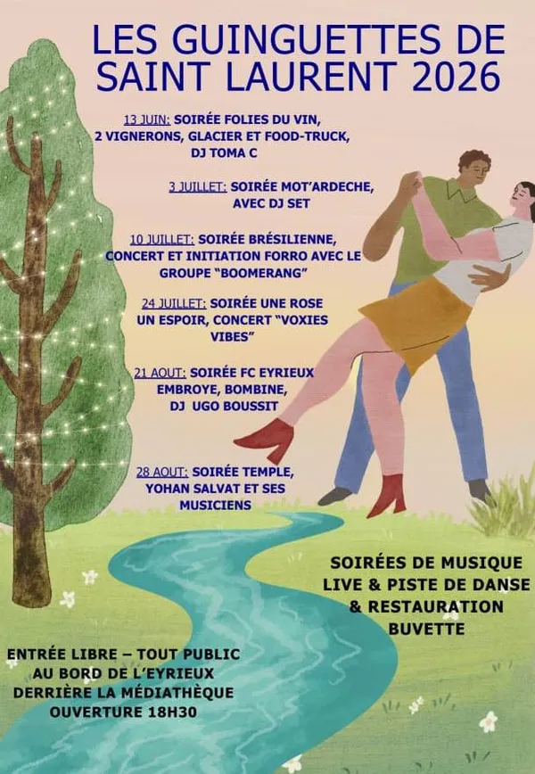 Soirée "Guinguette au fil de l'eau"