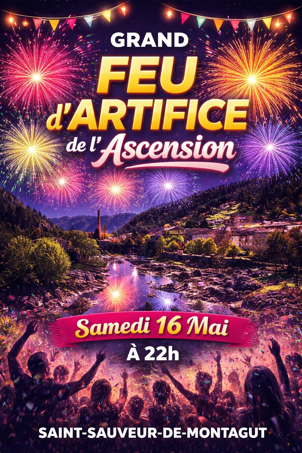 "Ascension en fête" - Feu d'artifice