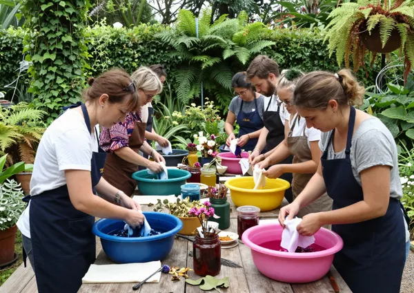 Ateliers de teinture végétale