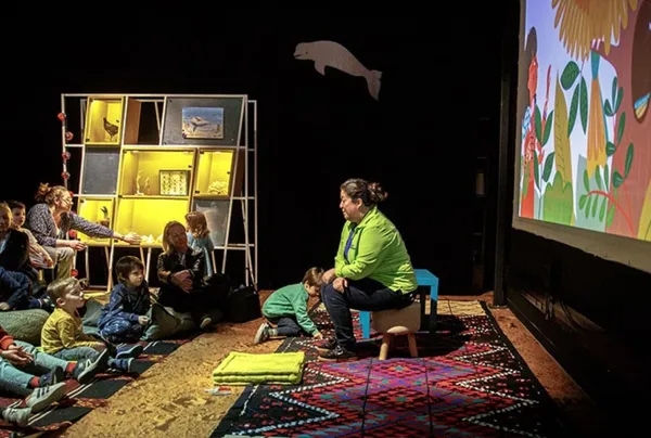Les contes à gigoter au Musée des Confluences