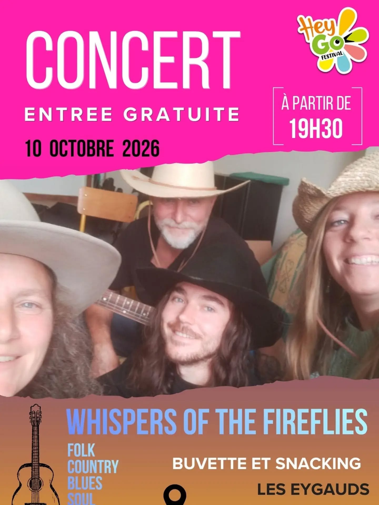 Concert à Equi'libre les Eygauds.