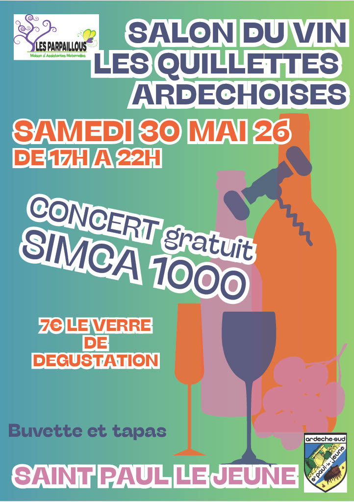 Salon du vin : Les Quillettes Ardéchoises