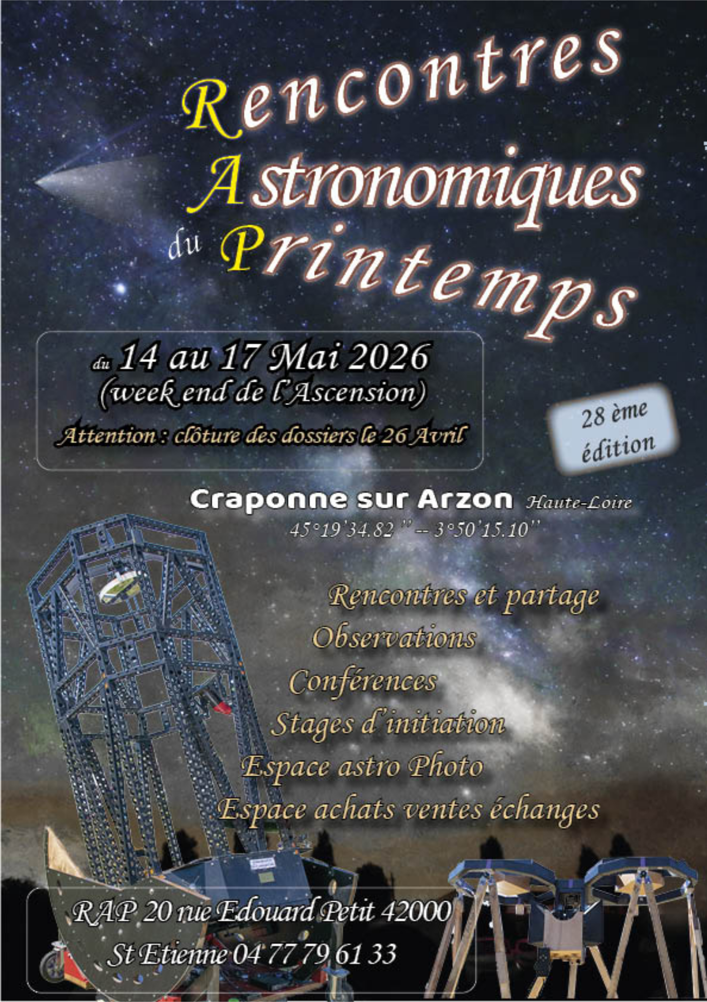Rencontres Astronomiques du Printemps