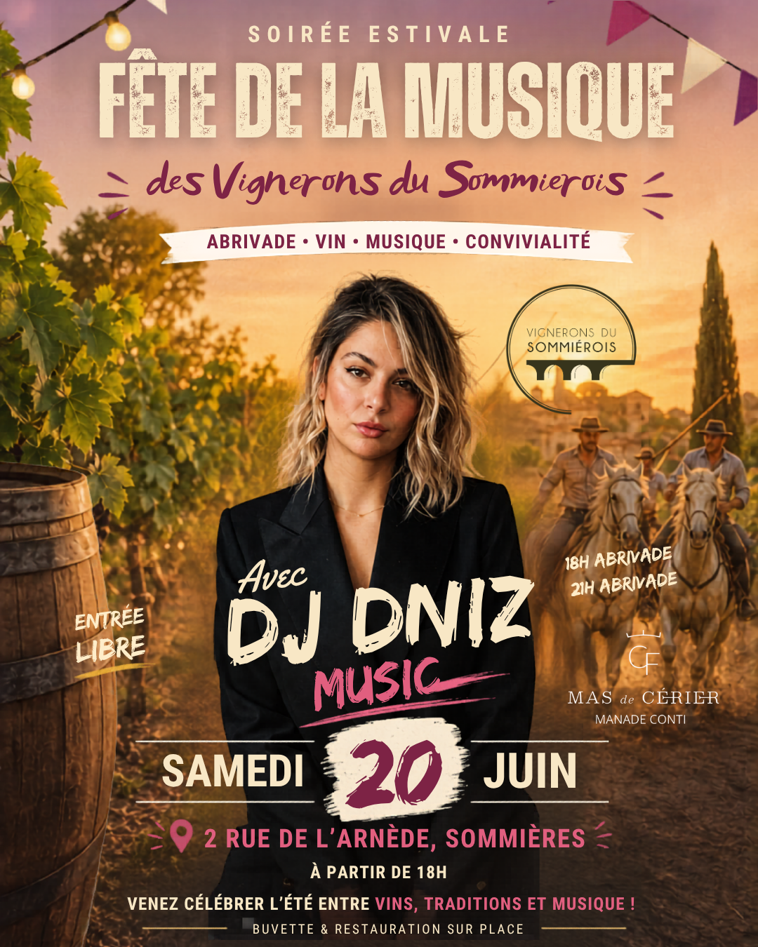 Fête de la musique des Vignerons du Sommierois